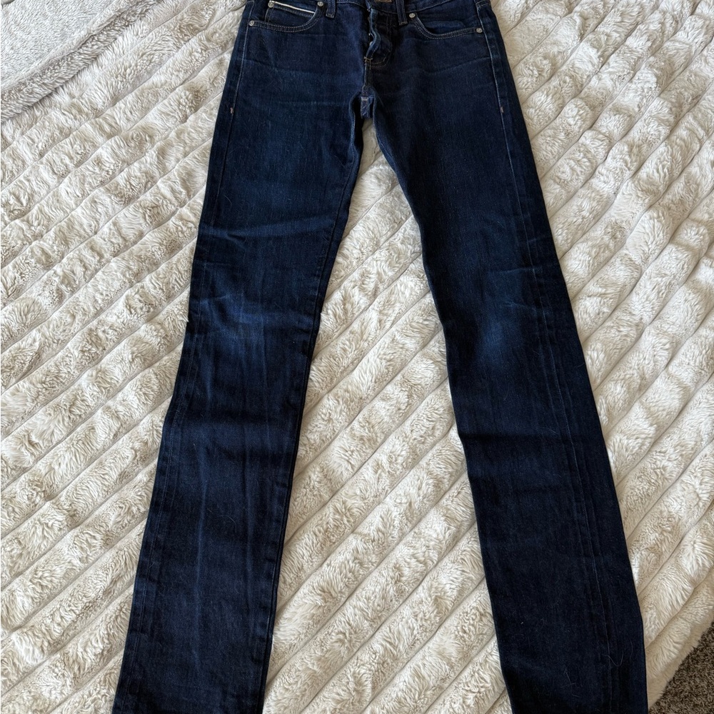 Men’s Naked & Famous “Skinny Guy” Dark Blue Jeans